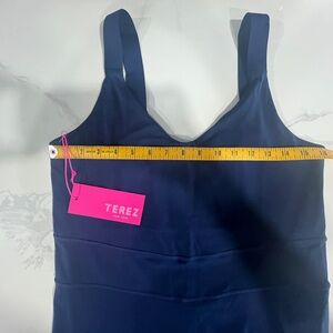 Terez Navy Body Suit activewear. XL